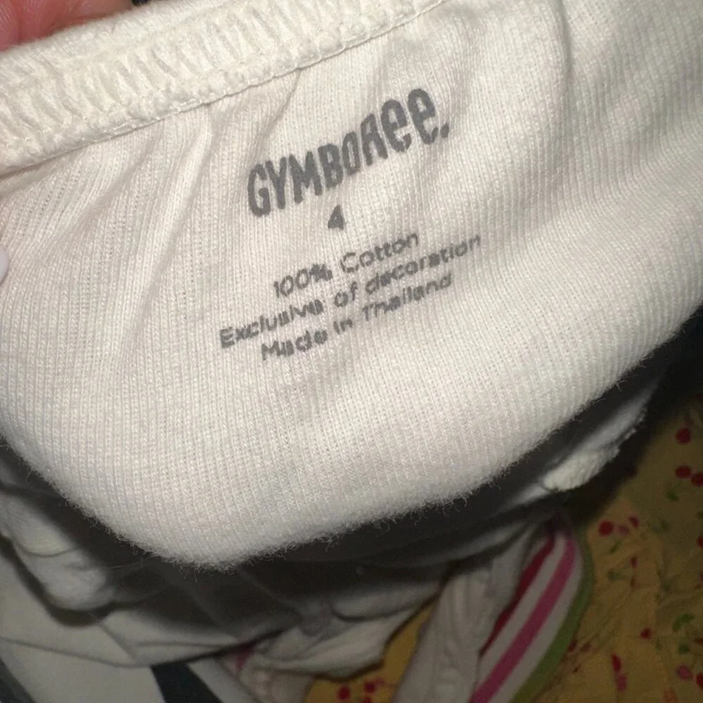 Gymboree vintage Cherry Shorts & White Halter Top
